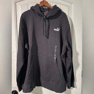 PUMA Men’s Small Logo Black Hoodie Size 2XL